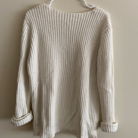 Chunky white sweater - Picture 2 of 4